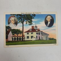 Vintage 1950s Home of George Washington Postcard Ephemera New Old Stock - £9.91 GBP