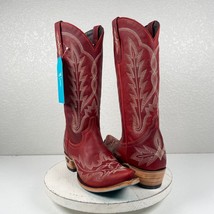 NEW Lane LEXINGTON Red Cowboy Boots Womens 9 Western Wear Leather Tall S... - $232.65