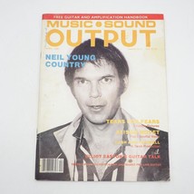 April 1985 Musik Klang Ausgang Vintage Magazin Neil Young - £34.30 GBP