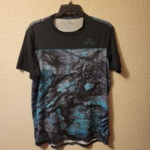 Realtree Aspect Mens Multicolor Short Sleeve Performance Fishing Shirt Sz XL - £12.84 GBP