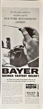 BAYER ASPIRIN - Brings Faster Relief - Doctors Recommended - 1961 VTG Pr... - €11,16 EUR