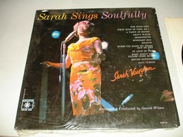 Sarah Vaughan - Sarah Sings Soulfully (LP, 1965) VG+/VG+, Tested, 1st - £10.25 GBP