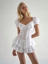 Women White Dress L - £22.03 GBP