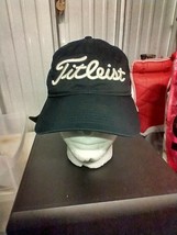 Titleist FJ Pro V1 Adjustable Golf Cap/Hat NICE Black - $17.82