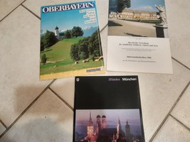 Vintage LOT 1980s German München Travel Vacation Guides Magazine Oberbayern - £11.91 GBP