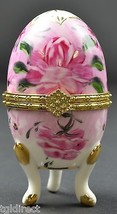Baum Brothers Formalities Egg Shaped Tinket Box 4" T Vintage Collectible China - $24.18