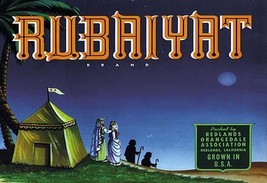 Rubaiyat Brand Label - $19.97