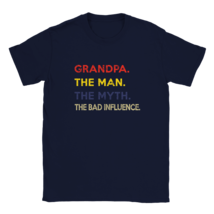 Grandpa Shirt Gift: The Man The Myth The Legend T-Shirt Christmas gift idea - $24.75+