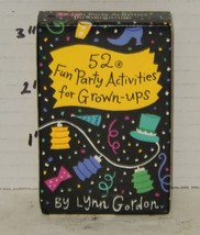 1996 Lynn Gordon 52 Fun Party Activities For Grown Ups Playing Cards - $275.87 MXN