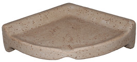 Cast Stone Shower Caddy Round - Mocha - £55.15 GBP