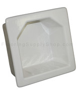 Porcelain Hotel Mini Soap Dish 6x6 White Glossy - $54.40 CAD