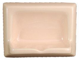 Ceramic Glaze Soap Dish Glossy Peach - $14.95