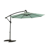 10ft Solar LED Patio Umbrella (Light Green) - €131,79 EUR