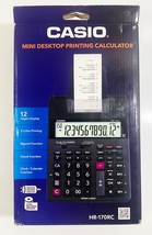 Casio Mini Desktop Printing Calculator - HR-170RC - 2 Color Printing, 12 Digit - £13.90 GBP