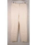 St. John Dress Pants Cream Pleat Front USA 4 - $39.60