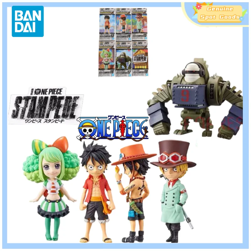 Genuine Bandai One Piece Stampede Wcf VOL3 Luffy Ace Sabo Anime Action Figures - £28.91 GBP+