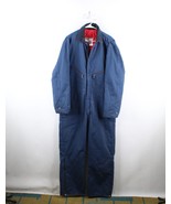 Vintage 90s Walls Mens Size Large Distressed Quilted Coveralls Bibs Blue... - $1,481.81 MXN