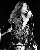 Janis Joplin 16x20 Canvas Giclee In Concert B/W Iconic Image - £55.78 GBP