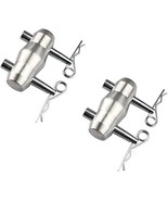 Aluminum Double Ended Conical Coupler With Clips Pin Dj Stage Truss Clamp - $58.70 CAD