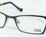 OgI Évolution 3066 956 Monture De Lunettes Marron / Vert Citron 50-18-140mm - $73.25