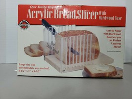Norpro Bread Slicer with Hardwood Base. - £12.35 GBP