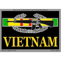 U.S. Army Combat Infantry Vietnam Sticker 2-3/4&quot;X4&quot; - £7.37 GBP