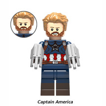 1pcs Capain America Super Heroes in Avengers 3 infinity war Mini figure Toy - £2.19 GBP