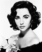 Elizabeth Taylor 16x20 Canvas Giclee Beautiful Studio Portrait With Flower - £55.87 GBP