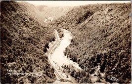 Pennsylvania Grand Canyon from Harrisons State Hwy Caulkins RPPC Postcard Y18 - £11.73 GBP