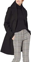 Calvin Klein Women&#39;s Single Breasted Spread Collar Wool Jacket Black Medium - $113.99