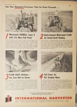 McCormick Farmall Super C Tractor Magazine Advertisement 1951 IH - £14.60 GBP