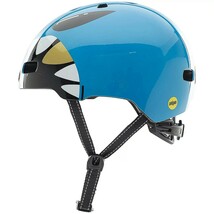 Nutcase Little Nutty Youth Bike Helmet Blue Lil&#39; Jaws Shark Graphic 20.5... - $39.99