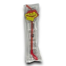 7 Eleven 7-11 Slurpee Straw Mouth Pop Grills Gold Mouth Red Straw - £19.23 GBP