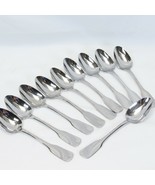 Ginkgo Alsace Oval Soup Spoons  18/8  7-1/8&quot;  Lot of 10 - $834.55 MXN