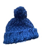 Mossimo Supply Hand Knitted Winter Pom Pom Beanie Navy Blue One Size Fit... - £13.81 GBP