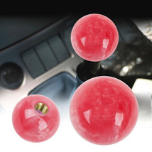 Universal JDM Pearl Red Round Ball 54mm Shift Knob Manual Gear Shifter - £10.89 GBP