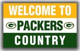 Green Bay Packers 3x5ft Sports Fan Flag - High-Quality Print - $20.00