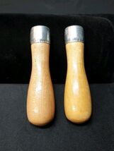 NEW OLD STOCK Vintage SKROO-ZON WOOD FILE HANDLES Lot Of 2 Tools - $16.39