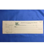 American National Bank of North Miami Florida FL Obsolete Check NEW Unci... - $33.82 CAD