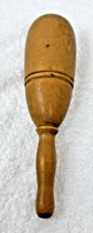 Antique Wood Sewing Sock Darner &amp; Needle Thread Holder 6 1/4 inches Long - $532.51 MXN