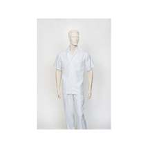 Men 2pc Walking Leisure Suit Short Sleeves By DREAMS 256 Solid White New image 2
