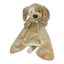 Baby Gund Spunky Huggybuddy Beige Puppy Dog Lovey Security Blanket Satin 15&quot; - £10.49 GBP