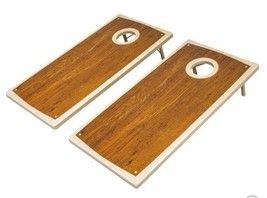 GoSports Cornhole Set Brown Boards Bean Bags Carrying Case Tough Toss - $224.99