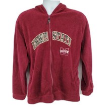 Starter Mississippi State Bulldogs Vintage Fleece Jacket Size XL Red - £34.92 GBP