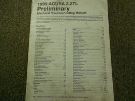 1999 Acura 3.2 TL Preliminare Elettrico Servizio Riparazione Negozio Manuale - £27.78 GBP