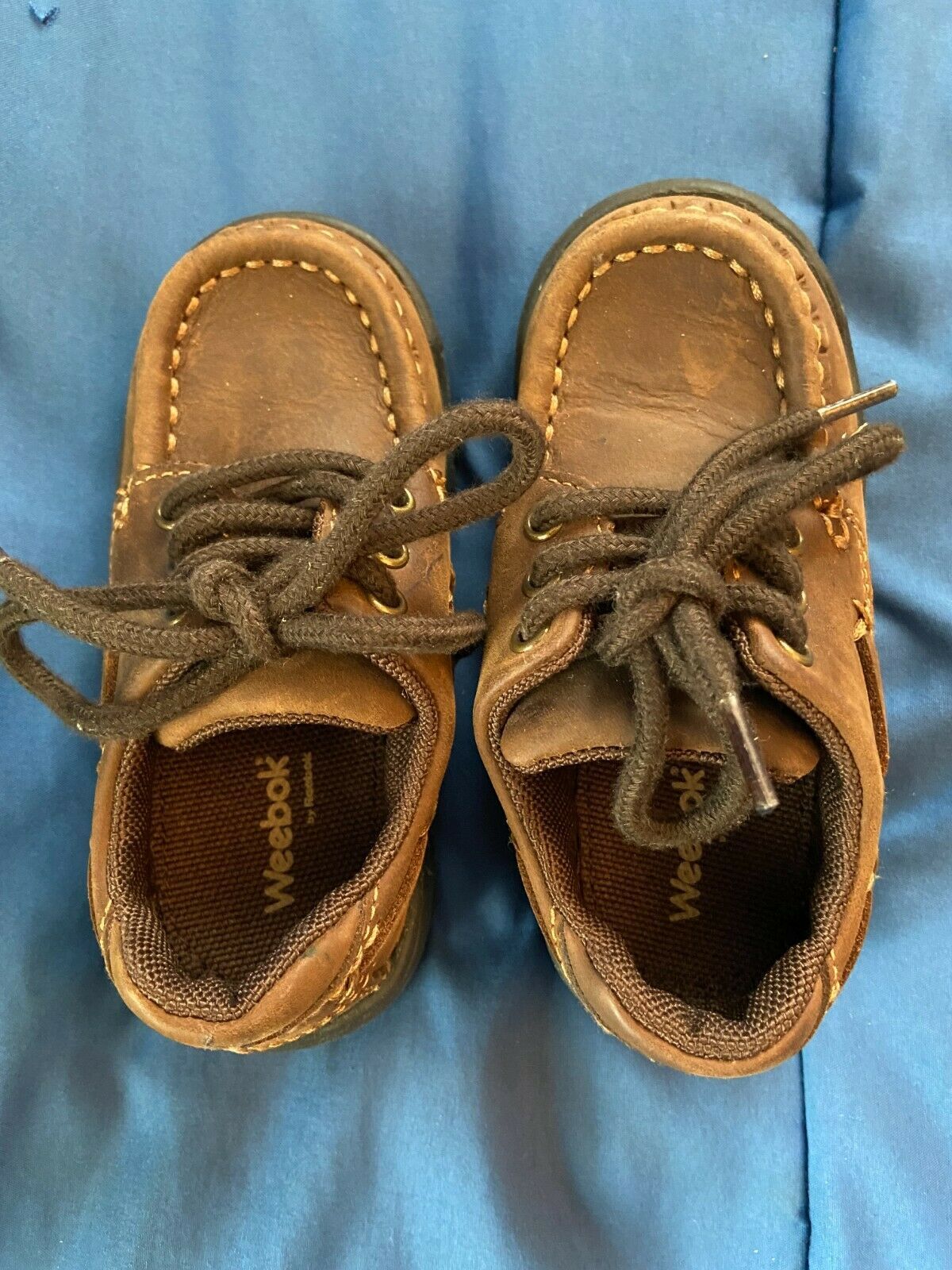 Primary image for Pre Owned Weebok Brown Shoes for Kids Size 7 *Nice Condition* LL1