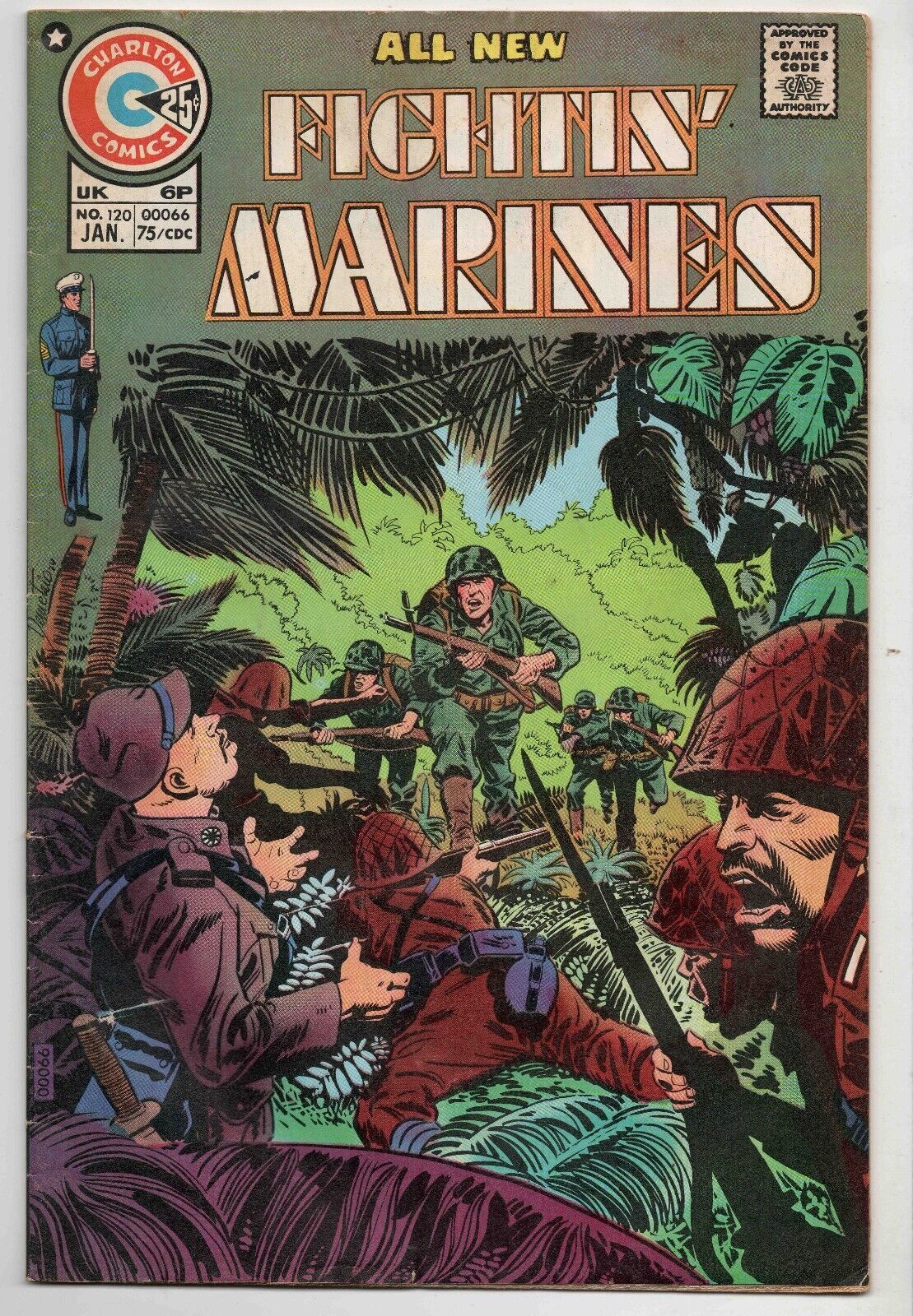 Primary image for Fightin' Marines #120 VINTAGE 1975 Charlton Comics