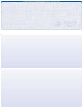Blank Check Paper Stock-Check On Top-Linen Blue-Count/500 - $339.13