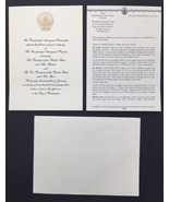1993 Bill Clinton Presidential Inaugural Parade Invitation Envelope &amp; Pa... - £22.82 GBP