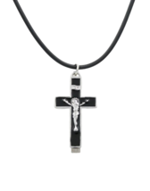 1 3/8&quot; Greek Orthodox METEORA Crucifixion Reliquary Pectoral Pendant Cross 3.4cm - $8.78